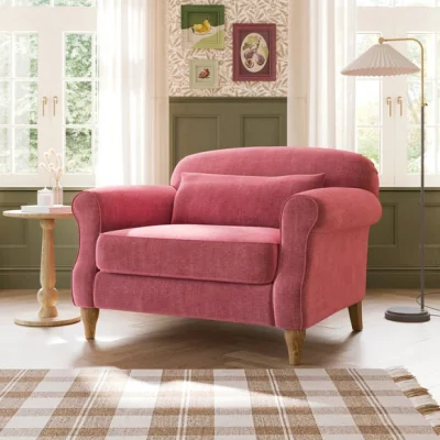 Dunelm Millie Chenille Snuggle Chair