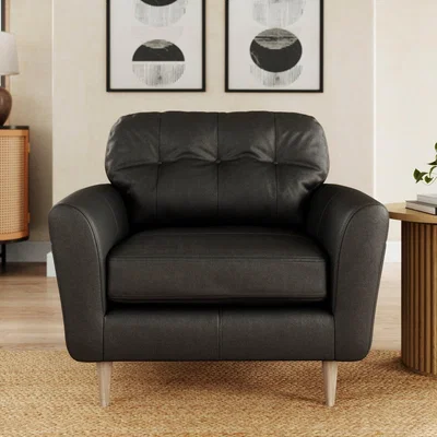 Dunelm Sven Vintage Leather Snuggle Chair