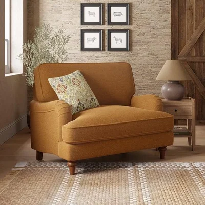 Dunelm Beatrice II Soft Tonal Chenille Snuggle Chair