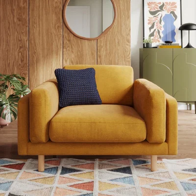 Dunelm Newton Luxe Chenille Snuggle Chair