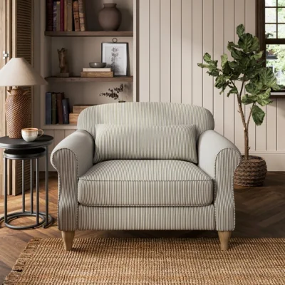 Dunelm Millie Tiny Stripe Snuggle Chair