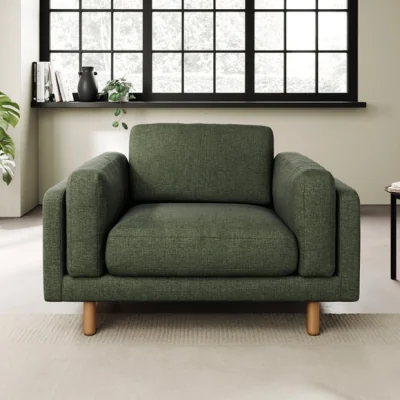 Dunelm Newton Chenille Soft Texture Snuggle Chair