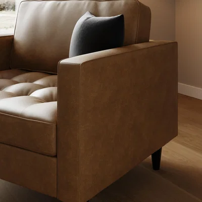 Dunelm Zoe Snuggle Sofa Mocha