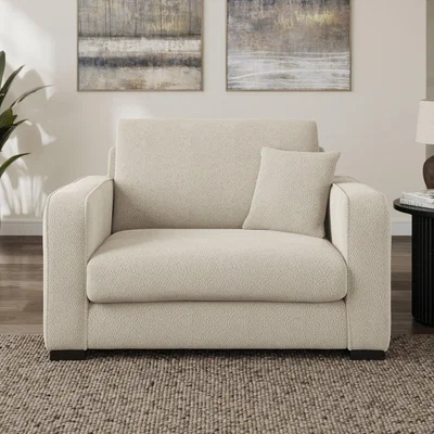 Dunelm Carson Tonal Boucle Snuggle Chair