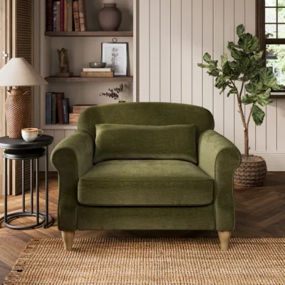 Dunelm Millie Chenille Snuggle Chair