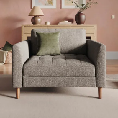 Dunelm Max Multi Yarn Boucle Snuggle Chair