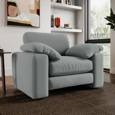 Dunelm Magnus Cosy Weave Snuggle Sofa Cosy Weave Grey