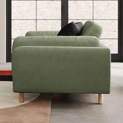 Dunelm Newton Matte Plush Velvet Snuggle Chair