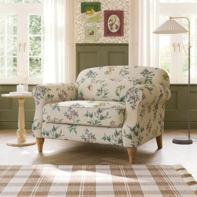 Dunelm Millie Botanical Orchard Print Snuggle Chair