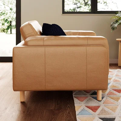 Dunelm Newton Vintage Leather Snuggle Chair