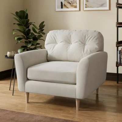 Dunelm Sven Soft Texture Chenille Snuggle Chair