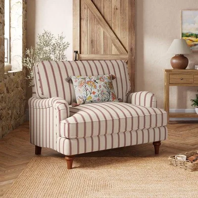 Dunelm Beatrice II Folkstone Stripe Snuggle Chair