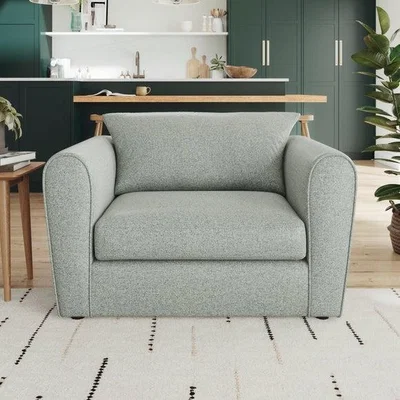 Dunelm Blake Basket Weave Texture Snuggle Chair