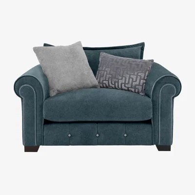 Furniture Village Alexander and James - Sumptuous Fabric Snuggler Chair