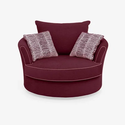 Furniture Village Stellar Twister Chair - Berry