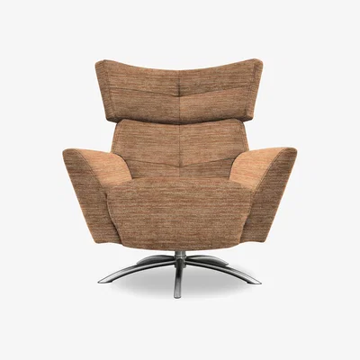 Furniture Village G Plan - Arlo Fabric Swivel Chair - Victoria Ginger