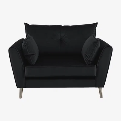 Furniture Village Celestia Fabric Snuggler - Black