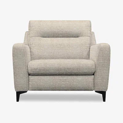 Furniture Village G Plan - Arlo Fabric Snuggler - Yarn Shale with Ebony Feet