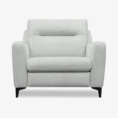 Furniture Village G Plan - Arlo Fabric Snuggler - Swift Cygnet with Ebony Feet