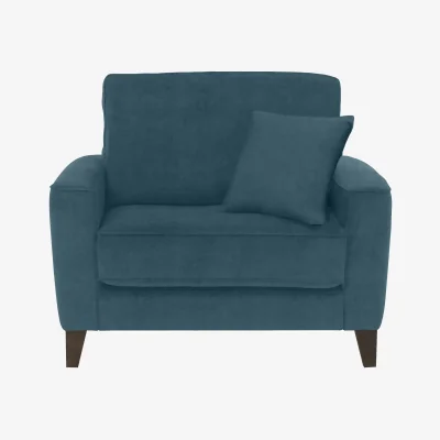 Furniture Village Brondby Fabric Cuddle Chair - Peacock