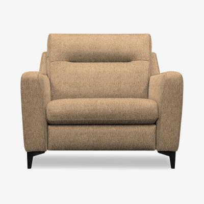 Furniture Village G Plan - Arlo Fabric Snuggler - Boucle Cocoa with Ebony Feet