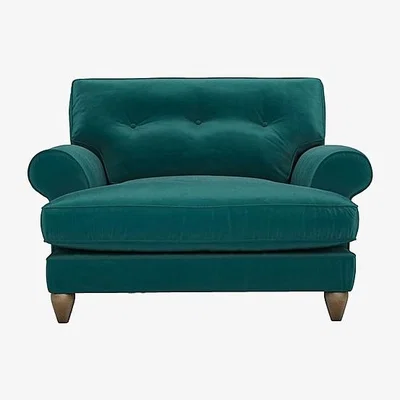 Furniture Village The Lounge Co. - Bronwyn Fabric Classic Back Snuggler - Dragoneye