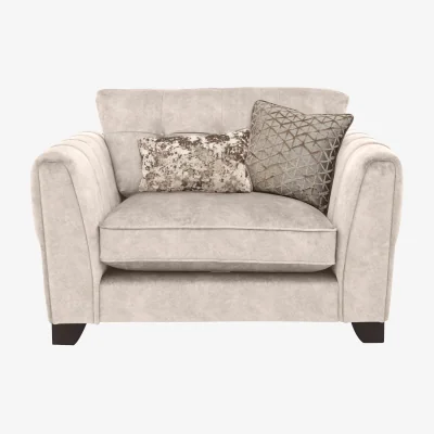 Furniture Village Mariah Classic Back Fabric Snuggler Chair