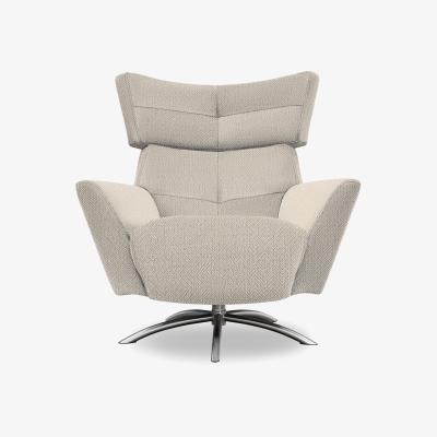 Furniture Village G Plan - Arlo Fabric Swivel Chair - Nebular Pebble