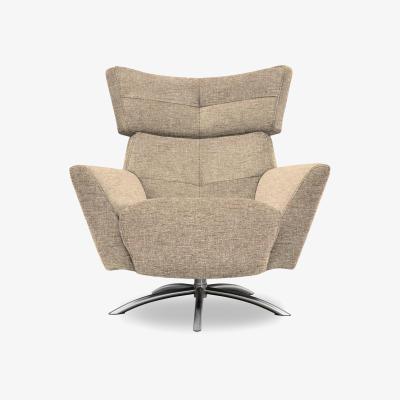 Furniture Village G Plan - Arlo Fabric Swivel Chair - Dapple Sparrow