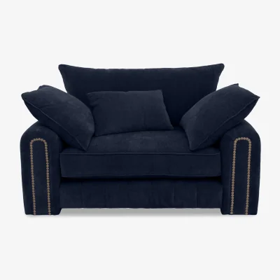 Furniture Village Retreat Snuggler Chair - Aston Navy