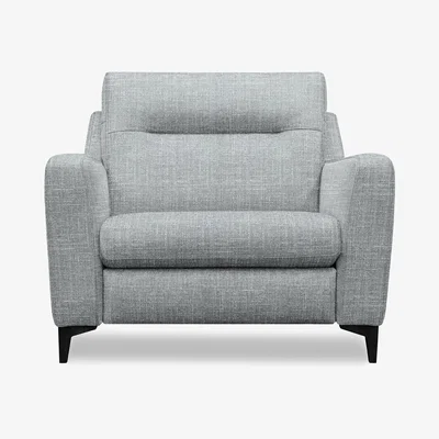 Furniture Village G Plan - Arlo Fabric Snuggler - Beach Duck Egg with Ebony Feet
