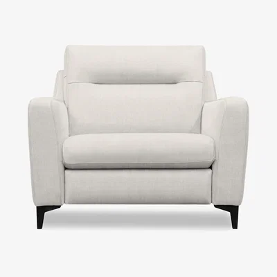 Furniture Village G Plan - Arlo Fabric Snuggler - Manhattan Fog with Ebony Feet