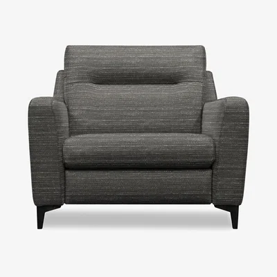 Furniture Village G Plan - Arlo Fabric Snuggler - Victoria Slate with Ebony Feet