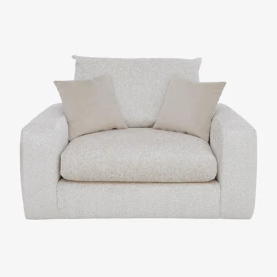 Furniture Village Pandora Snuggler - Chevron Ivory