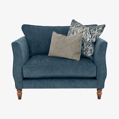 Furniture Village Boutique Chatterley Snuggler - Bolero Spruce Walnut