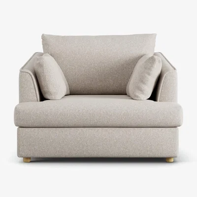 Habitat Habitat Holmfirth Fabric Cuddle Chair - Natural