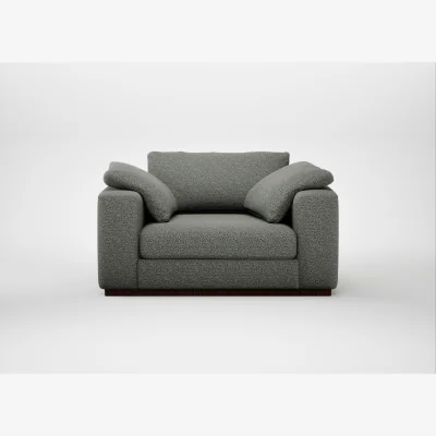 Heal's Heal's Trento Loveseat Boucle Tweed Lapis