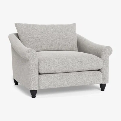 Heal's Heal's Devon Loveseat Chunky Boucle Ecru Natural Feet