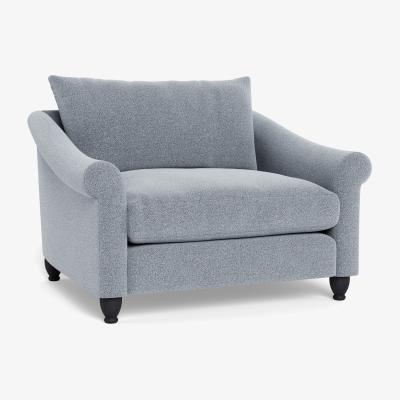 Heal's Heal's Devon Loveseat Boucle Steel Natural Feet