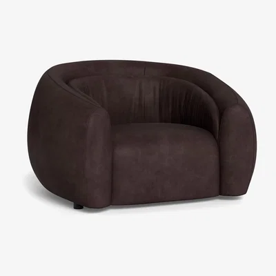 Heal's Heal's Flora Loveseat Heritage Leather Dark Walnut 2069
