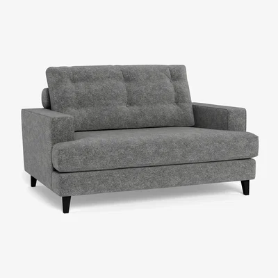 Heal's Heal's Mistral Loveseat Melton Wool Shale Black