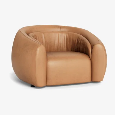 Heal's Heal's Flora Loveseat Daino Leather Parchment