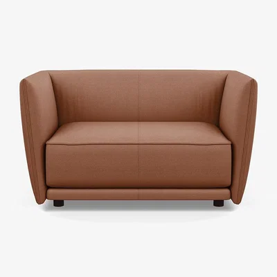 Heal's Heal's Valley Loveseat Nobilis Velvet Neptune