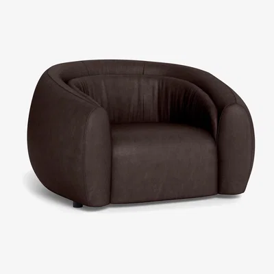 Heal's Heal's Flora Loveseat Grain Leather Chocolate