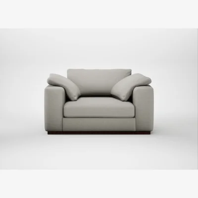Heal's Heal's Trento Loveseat Melton Wool Limestone