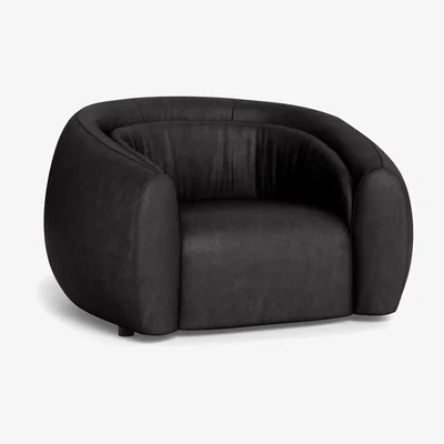 Heal's Heal's Flora Loveseat Grain Leather Graphite