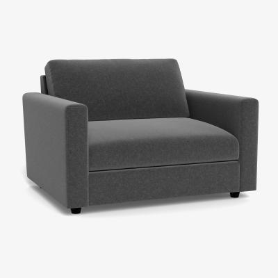 Heal's Heal's Nimbus II Loveseat Melton Wool Granite