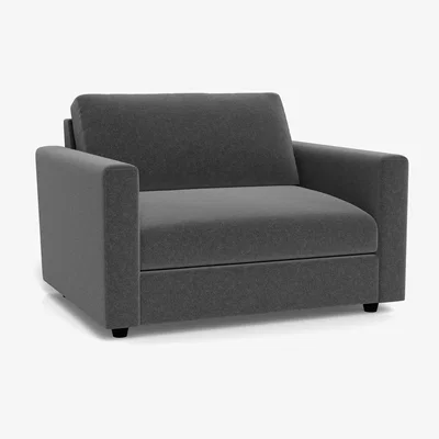 Heal's Heal's Nimbus II Loveseat Melton Wool Granite