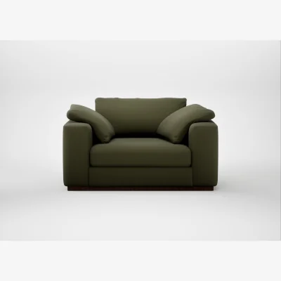 Heal's Heal's Trento Loveseat Smart Cotton Linen Myrtle