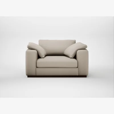 Heal's Heal's Trento Loveseat Broad Weave Putty